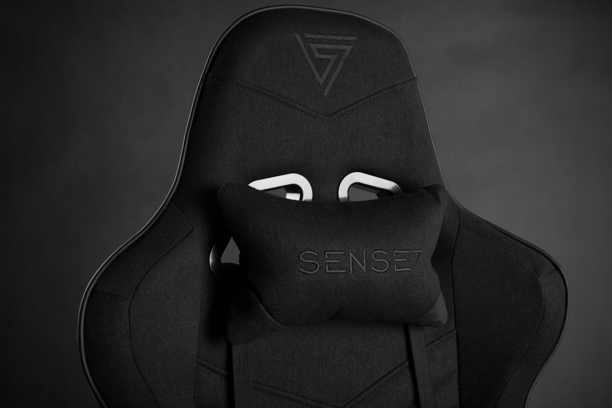 Крісло SENSE7 Spellcaster - тканина, чорний: Комфорт і стиль для геймерів - Зображення 8