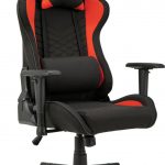 Тканинне крісло SENSE7 Spellcaster чорно-червоне Комфорт і стиль для геймерів