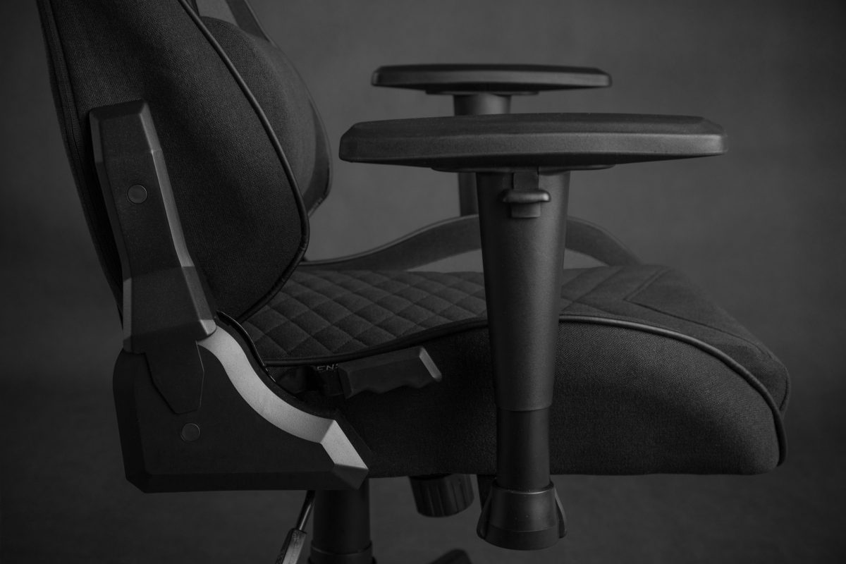 Тканинне крісло SENSE7 Spellcaster чорно-сірий Ідеальний комфорт та стиль для геймерів - Зображення 7