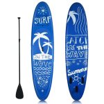 Дошка SUP Costway SP37089-M з веслом 305 см-комфорт і стабільність для водних пригод - Зображення 5