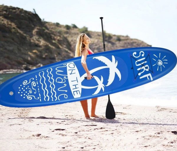 Дошка SUP Costway SP37089-M з веслом 305 см-комфорт і стабільність для водних пригод