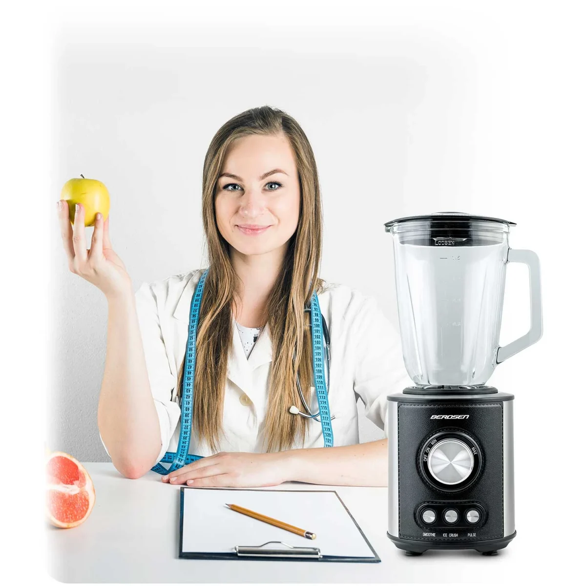 Чашковий блендер BD-751 Berdsen 800 Вт Чорний - Зображення 8