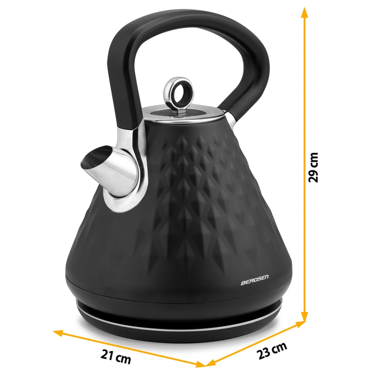 Електрочайник 1,7л Berdsen BD-700 чорний - Зображення 16