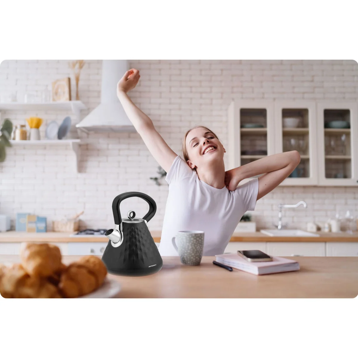Електрочайник 1,7л Berdsen BD-700 чорний - Зображення 13