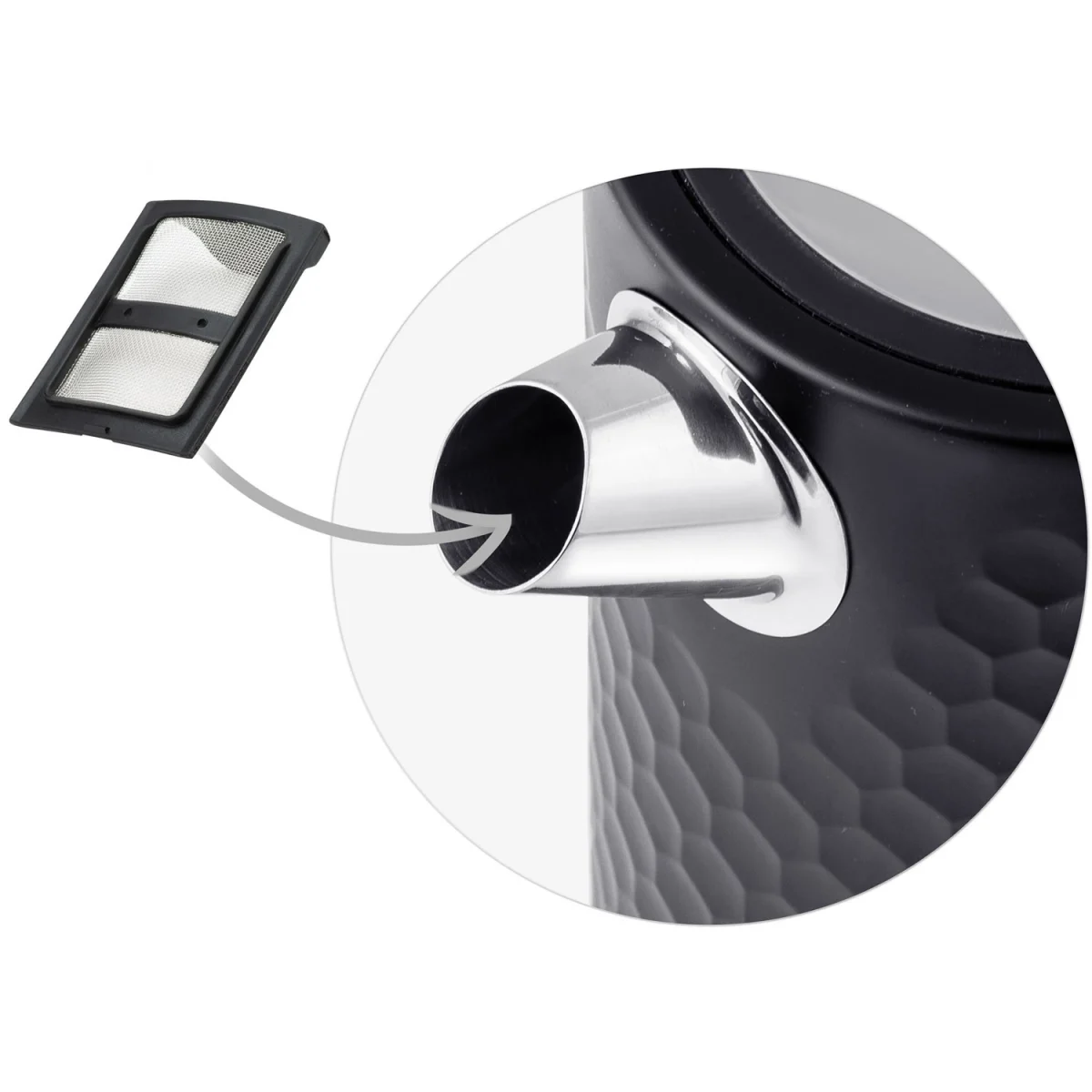 Електрочайник 1.7 л Berdsen BD-705 чорно-срібний - Зображення 11