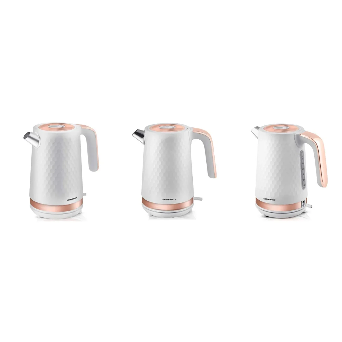 Електрочайник Berdsen BD-705 1.7 л білий та мідний - Зображення 6