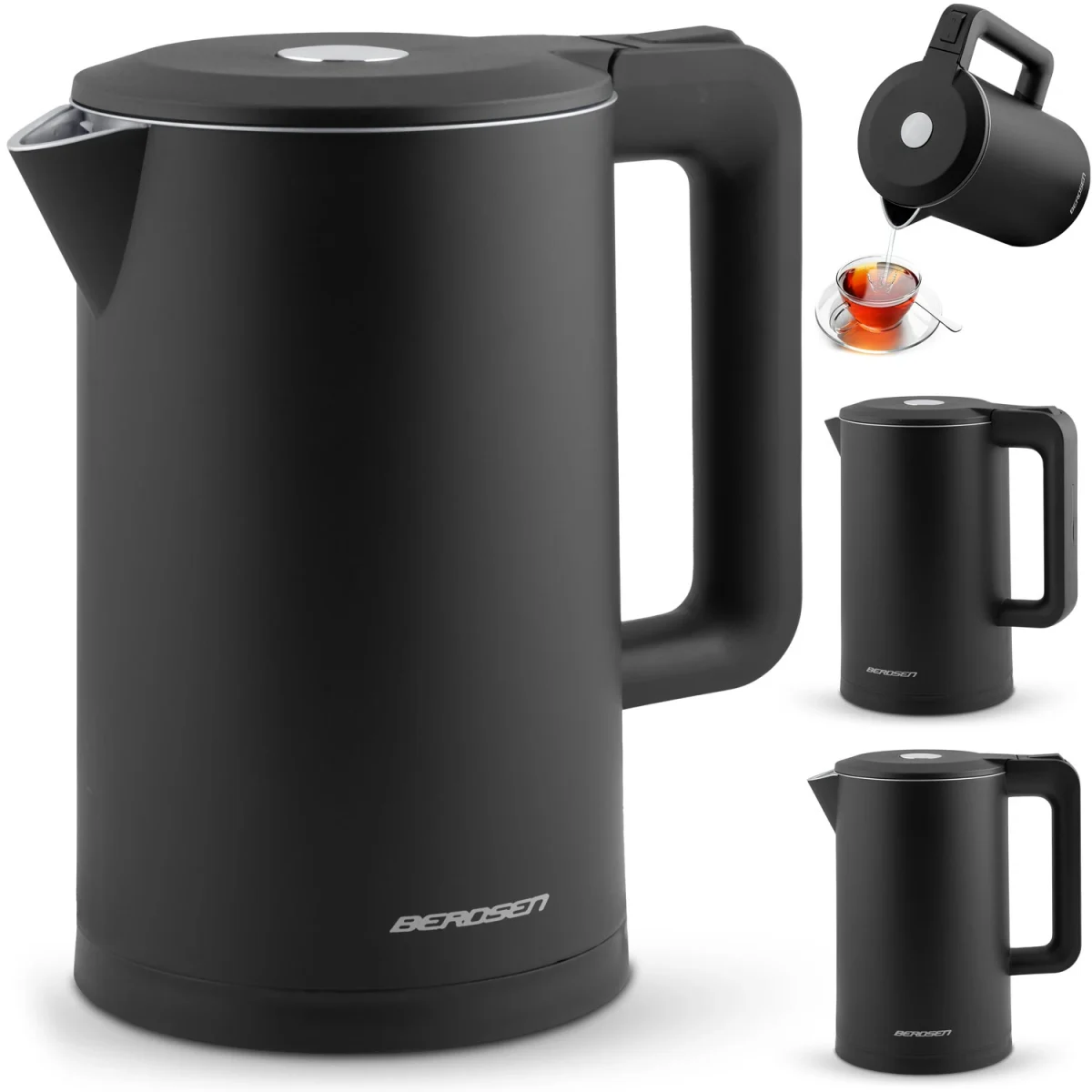 Електрочайник 1.7 л Berdsen BD-710 чорний - Зображення 9