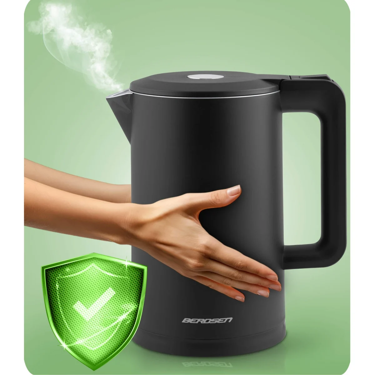 Електрочайник 1.7 л Berdsen BD-710 чорний - Зображення 12