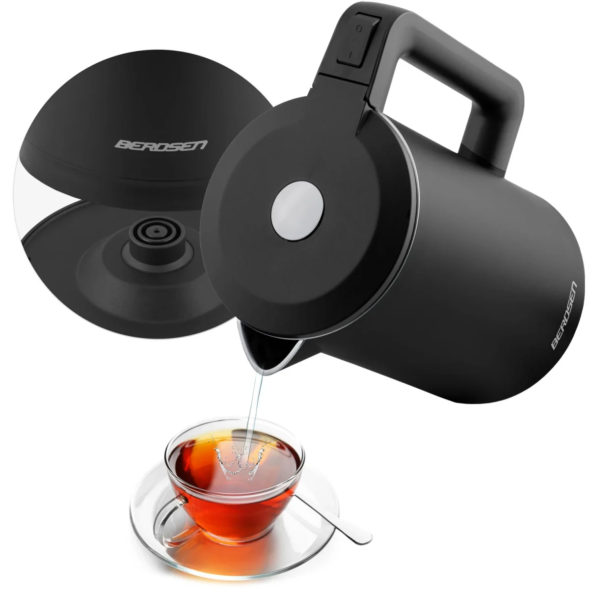 Електрочайник 1.7 л Berdsen BD-710 чорний - Зображення 15