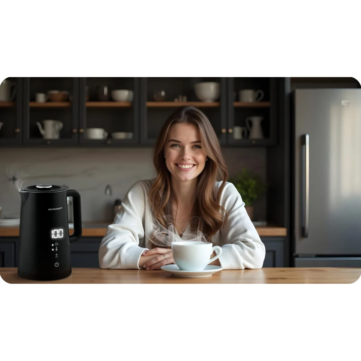 Електрочайник Berdsen BD-709 1.7 л чорний - Зображення 8
