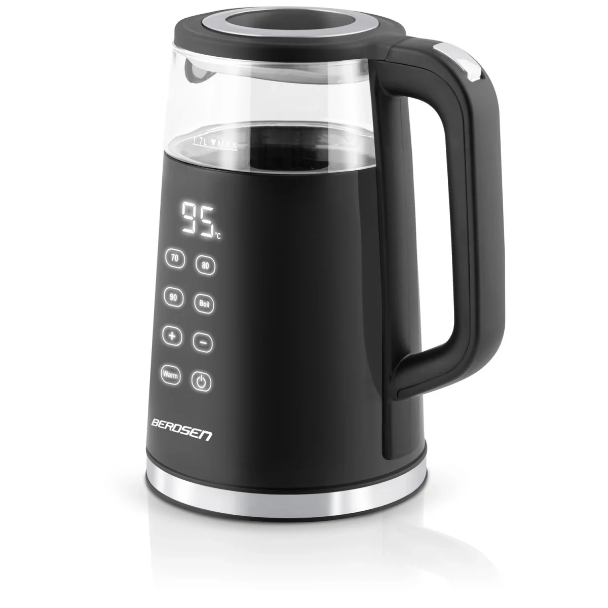 Електрочайник 1.7 л Berdsen BD-707 чорний - Зображення 4