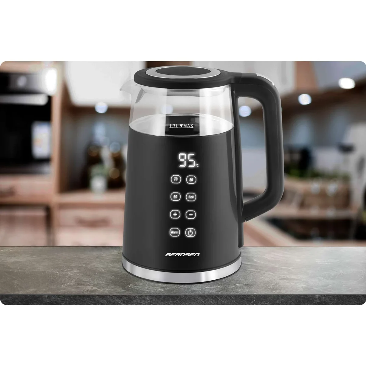 Електрочайник 1.7 л Berdsen BD-707 чорний - Зображення 13