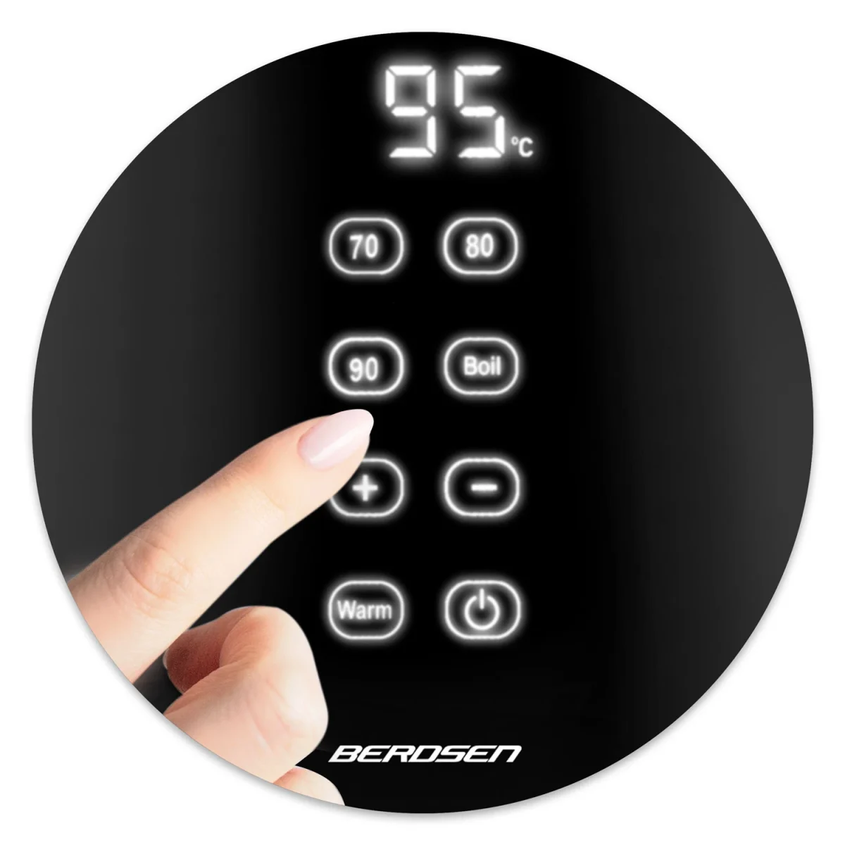 Електрочайник 1.7 л Berdsen BD-706 чорний - Зображення 5