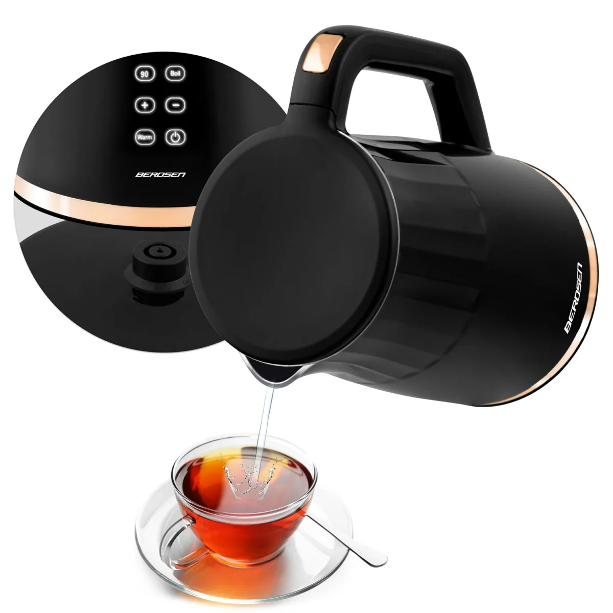 Електрочайник 1.7 л Berdsen BD-706 чорний - Зображення 14