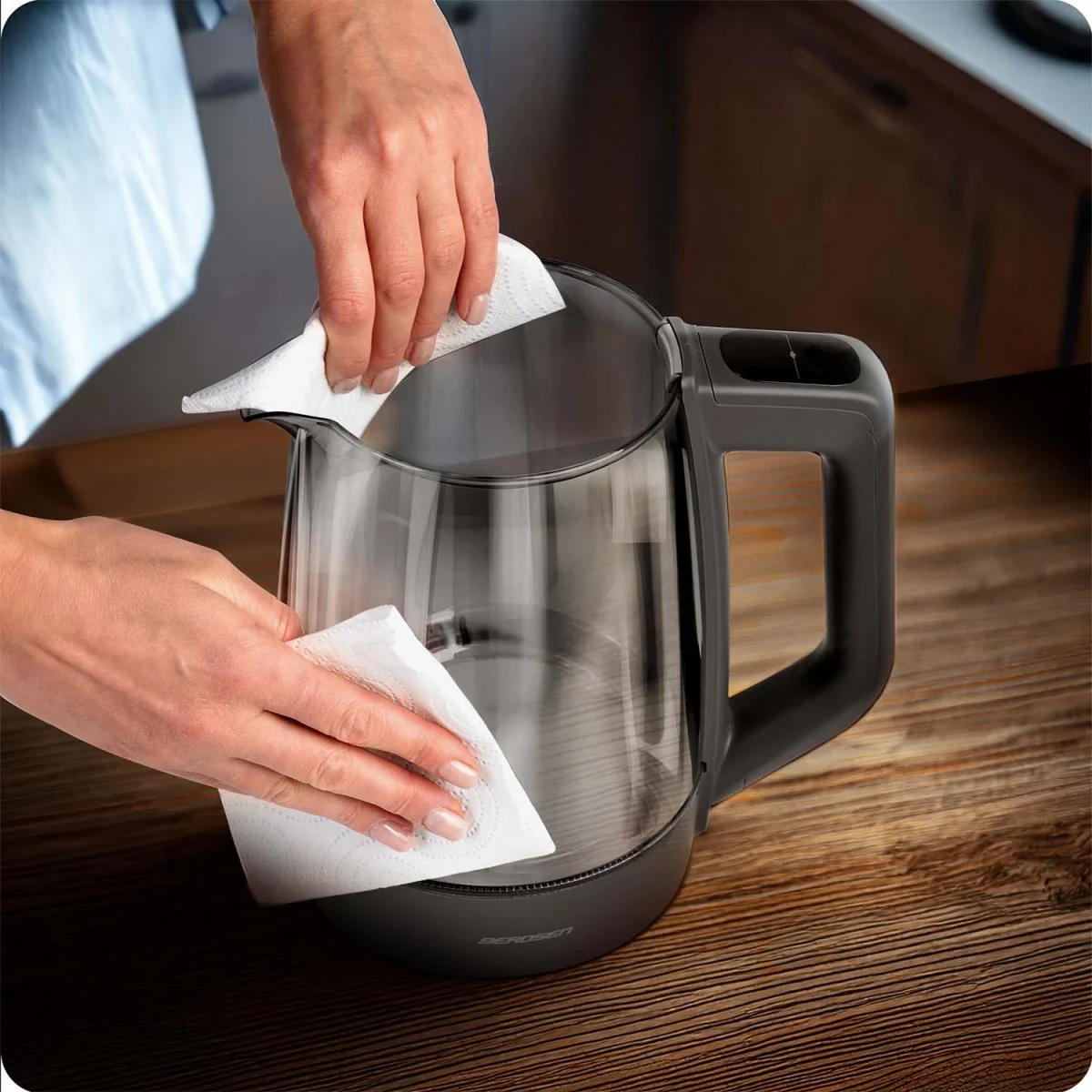 Електрочайник Berdsen BD-711 скляний з об'ємом 1.7 л - Зображення 13