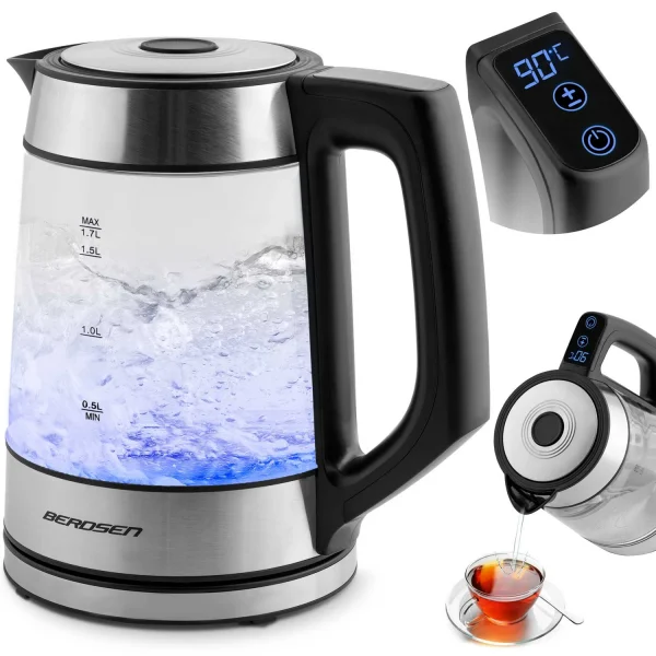 Електрочайник Berdsen BD-704 скляний 1