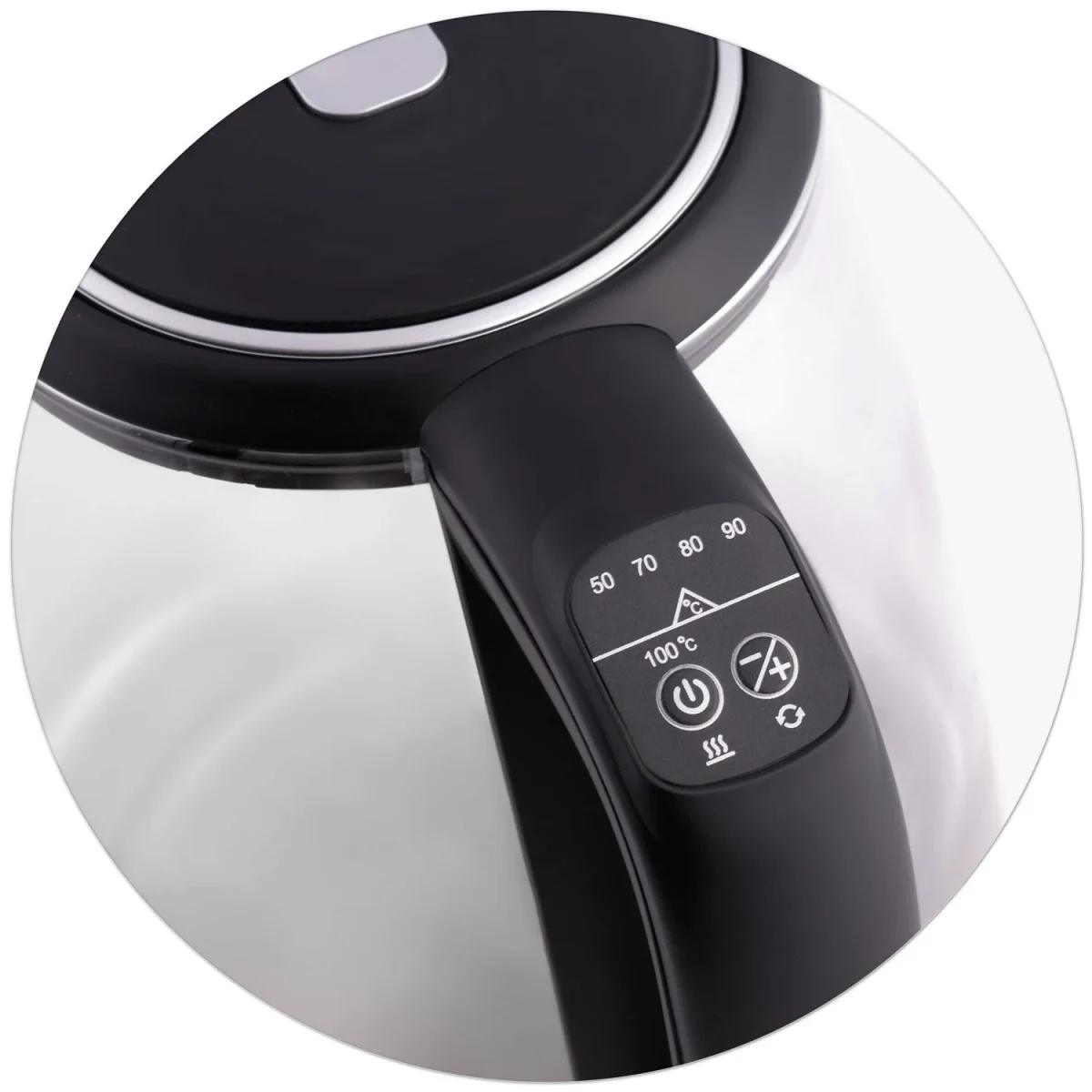 Електрочайник Berdsen BD-702 чорний скляний 2л - Зображення 7