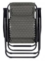 Розкладний шезлонг 2в1 eHokery ORION коричневий ялинка - Комфортний відпочинок з елегантним дизайном - Зображення 9