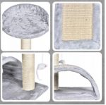 Кігтеточка та Лежанка для Кота з Оглядовим Майданчиком, 2 Рівня Memflow - Комфорт та розваги для вашого улюбленця - Зображення 3