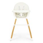 Стільчик для годування ECOTOYS 2в1 HA-004 бежевий: Комфорт і універсальність для щасливих моментів з малюком - Зображення 2