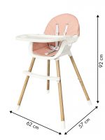 Стільчик для годування ECOTOYS 2в1 HA-004: Ідеальне поєднання комфорту та функціональності для вашого малюка - Зображення 5