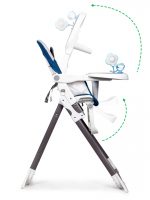 Стільчик для годування ECOTOYS HC301-1904-Стильний дизайн та функціональність - Зображення 4