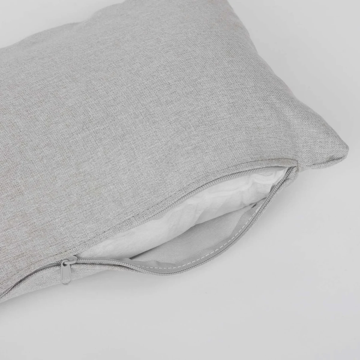 Скандинавське крісло з підніжками, світло-сіре - Зображення 6