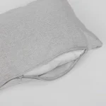 Скандинавське крісло з підніжками, світло-сіре - Зображення 6