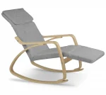 Крісло-гойдалка Suzi - світло-сірий - Зображення 4