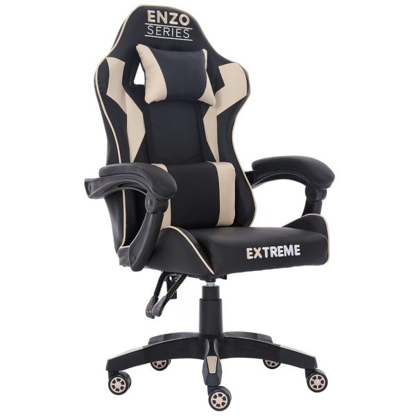 Ігрове крісло для Gamer Extreme ENZO Beige Елегантний комфорт