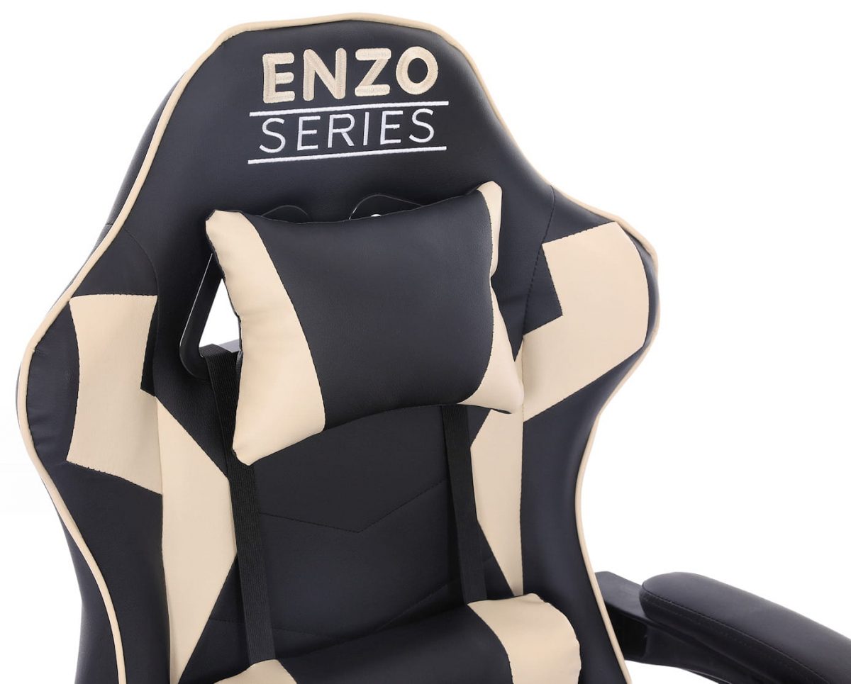 Ігрове крісло для Gamer Extreme ENZO Beige Елегантний комфорт - Зображення 4