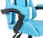 Ігрове крісло Gamer Extreme ENZO Blue White - Стиль та комфорт для професіоналів геймінгу - Зображення 4