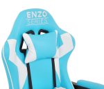 Ігрове крісло Gamer Extreme ENZO Blue White - Стиль та комфорт для професіоналів геймінгу - Зображення 5