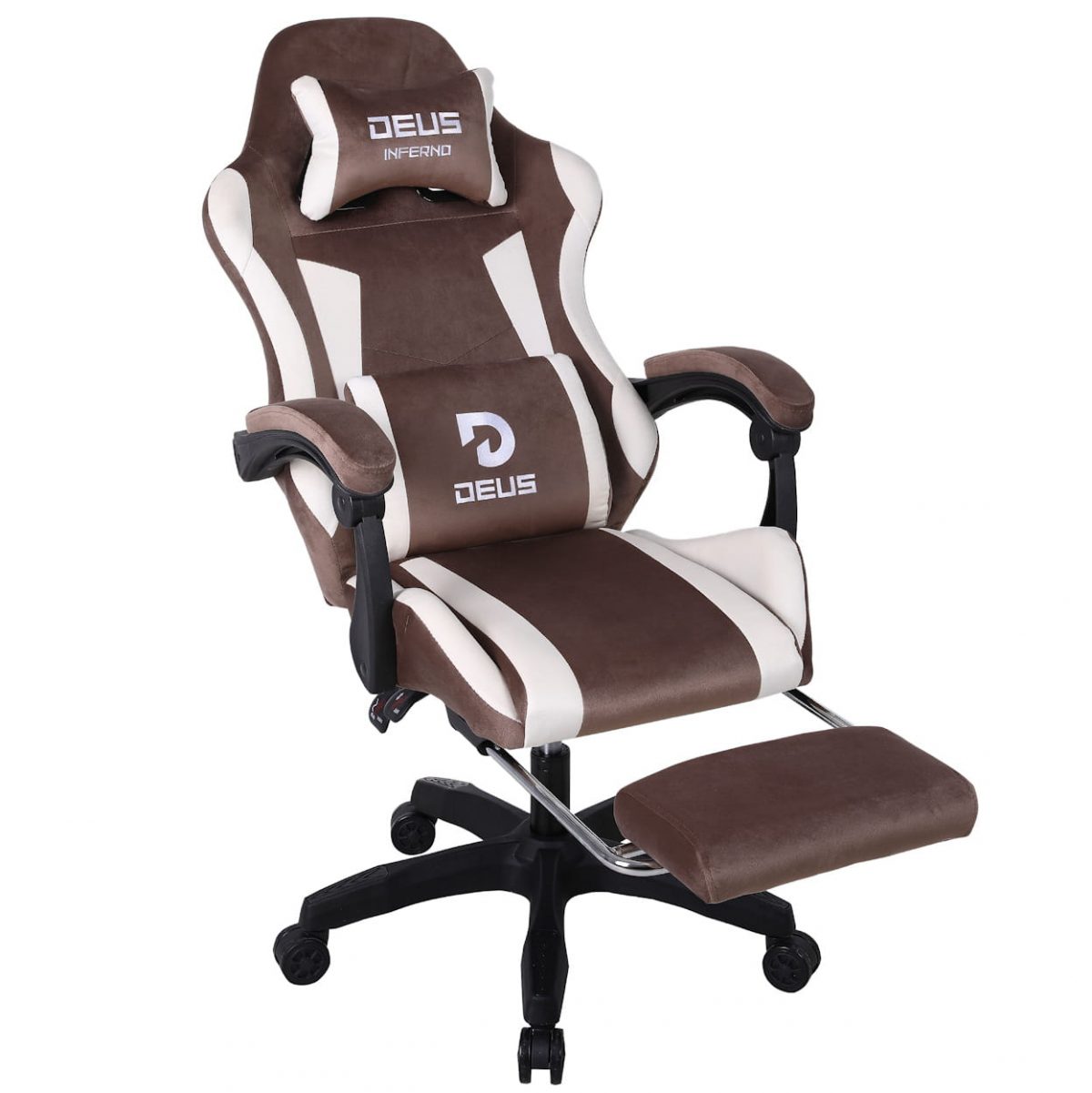 Геймерське крісло DEUS Inferno Brown — Стильне та комфортне - Зображення 3