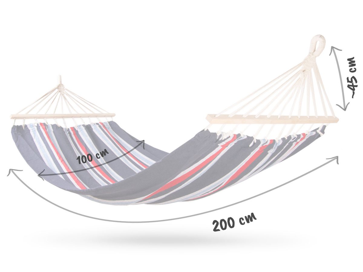 Гамак садовий 200 x 100 см Sofotel Bahama Single 1-осібний - Легкість і комфорт - Зображення 7