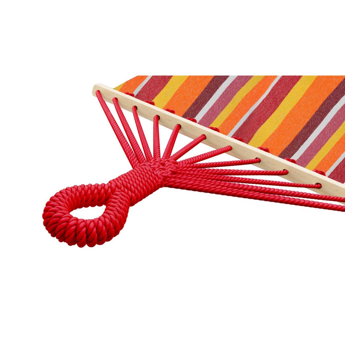 Гамак садовий 220 x 160 см Bahama Double 2-осібний - Ідеальний для відпочинку - Зображення 6