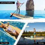 Дошка Costway SP37428-L 335 SUP: Стабільність, Швидкість та Комфорт на Воді - Зображення 5
