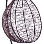 Підвісне садове крісло кокон коричневий Velaco ITAKA-BR без подушки-Стильний вибір