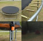 Батут RIPPEY 10FT 312 см з Драбинкою і Захисною Сіткою - Розваги для Дітей і Сім\'ї - Зображення 5