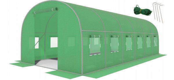 Садова Теплиця Funfit 6 x 3 x 200 см 18m2 - Просторе Місце для Ваших Рослин
