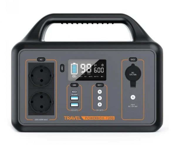 Портативна Електростанція VOLT Polska Travel Powerbox Opti 1200 (600W) - Мобільне Живлення