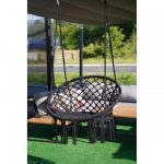 Крісло Підвісне Бразилійське Качалка Гамак Bonro B-092 Чорний - Релакс та Комфорт - Зображення 6