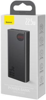 УМБ Baseus Adaman Metal Digital Display 20000mAh 22.5W 2021 Edition - Мобільна Енергія з Цифровим Дисплеєм - Зображення 4