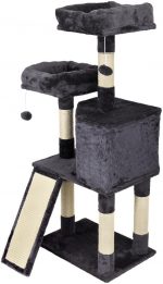 Кігтеточка та Лежанка для Кота з Ящиком на 5 Рівнів - Комфортний Комплекс для Ігор та Відпочинку - Зображення 2