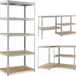 Металевий Складський Стелаж 180x100x50 см - Міцний та Просторий