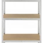 Металевий Складський Стелаж 180x90x30 см - Міцний та Функціональний