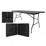 Стіл Розкладний Туристичний для Пікніка Bonro BS 180 x 74 Чорний - Зручність для Ваших Поїздок - Зображення 2