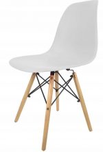 Скандинавське Крісло Lugano IMPERIA BIANCO білого кольору для Вітальні, Кухні, Їдальні - Елегантний Дизайн - Зображення 4