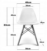 Скандинавське Крісло Lugano IMPERIA LIGHT Колір: світло-сірий Стиль і Комфорт для Вашого Інтер'єру - Зображення 7