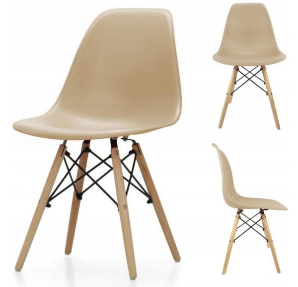 Скандинавське Крісло Lugano IMPERIA BEIGE - Елегантний Дизайн для Вашого Інтер’єру